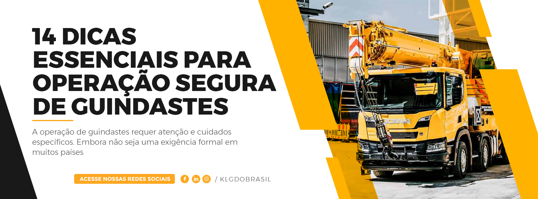 14 Dicas Essenciais para Operação Segura de Guindastes